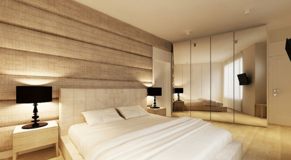 confortable chambre design intérieur idée-avec-belle couleur coquille d'oeuf