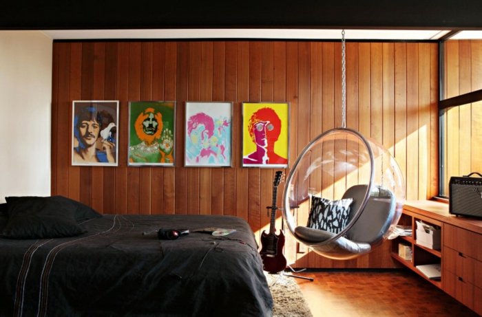 आरामदायक बेडरूम का डिजाइन-सुरुचिपूर्ण देखो
