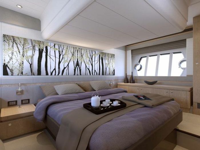 आरामदायक बेडरूम का डिजाइन-भूरे मॉडल