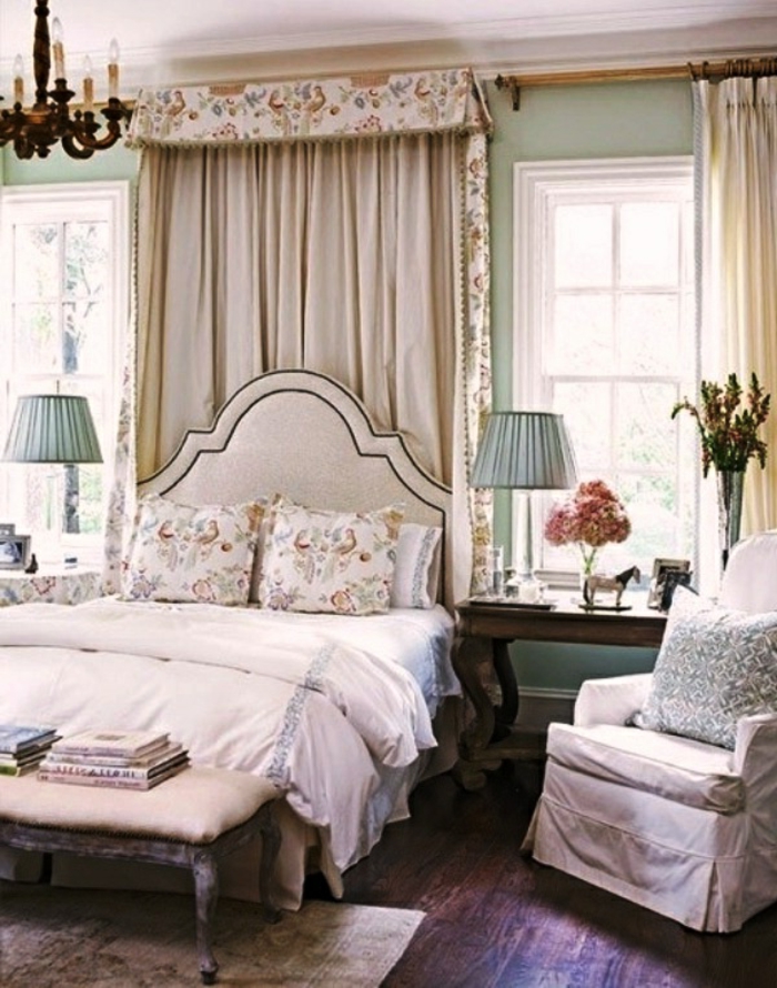 आरामदायक बेडरूम का डिजाइन-अनोखा-पर्दे