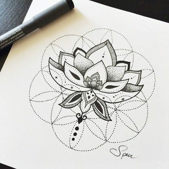 geometrikus tetoválás sablonok tetoválás-for-women