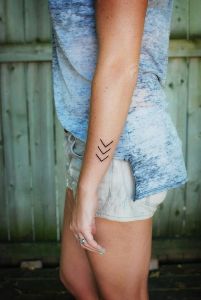 geometrijski tetovaže-za-ženske podlaktici tetovaža