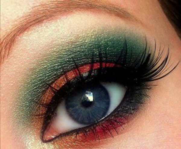 Pintar-ojos-y-rojo-verde color matices
