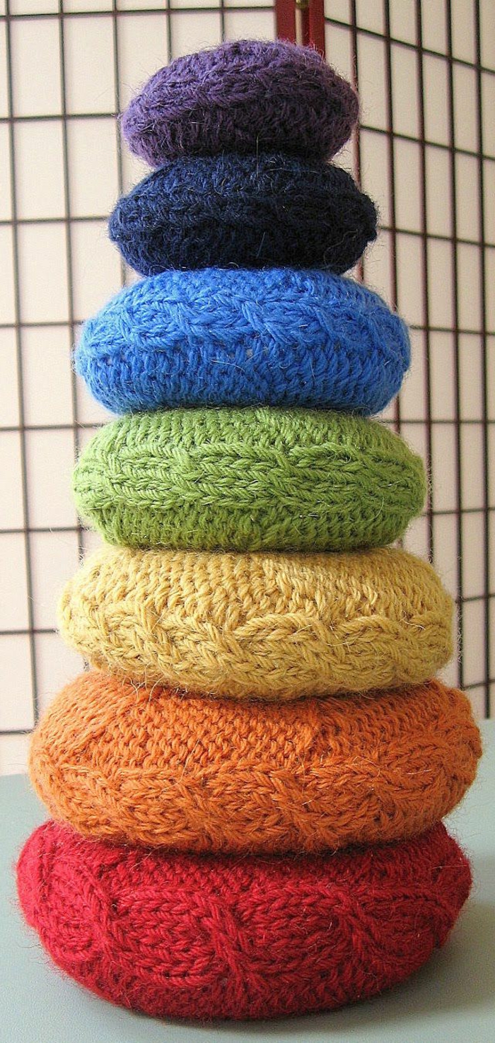 Плетено възглавница модели колона-различен цвят ръчно изработени