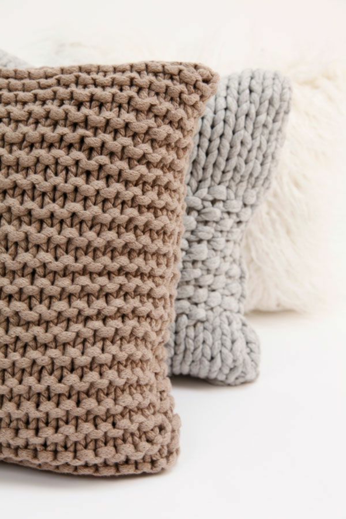 pletene Udobne jastuk Pastelne boje različitih modela