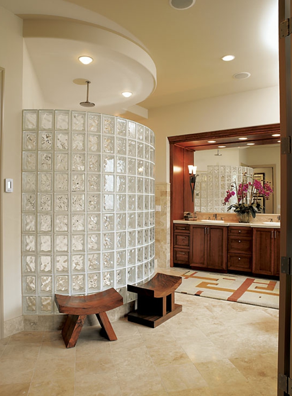 Los ladrillos de vidrio-por-ducha-elegante-diseñada