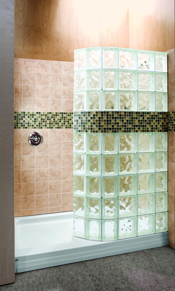 blocs-sous-douche-très-belle-design en verre