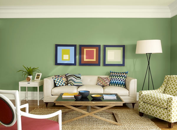 zöld - modern szín-by-the-nappali-képek