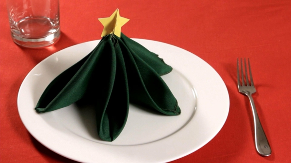 Zöld Chic-betét-összecsukható karácsonyi díszítése