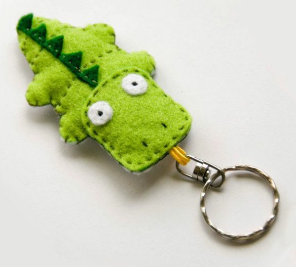 zeleno-krokodil-ključ anhäner učinkovite full-dizajn