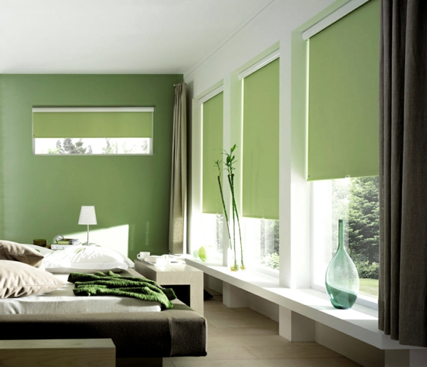 zelena soba modernog jalosine zelenog dizajna