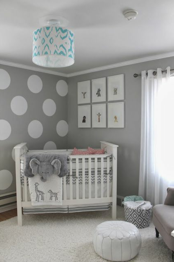 harmaa-vauva makuuhuoneeseen-vauvan huone-suunnittelu-vauvan makuuhuoneen täysin