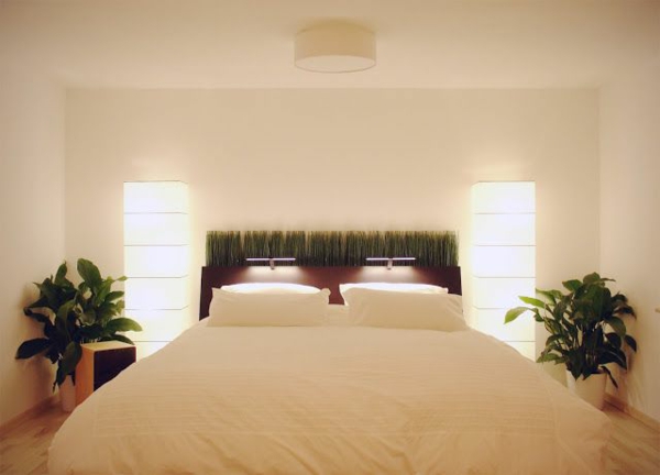 Una buena iluminación en la idea dormitorio