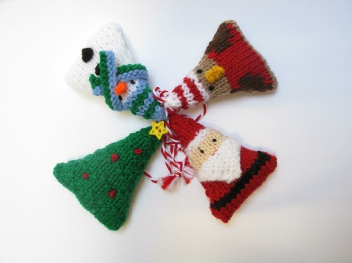 Плетене на една кука-коледно-снежно и-Дядо Коледа