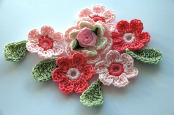 βελονάκι-όμορφα-δημιουργικό-βελονάκι-λουλούδια - rosa--