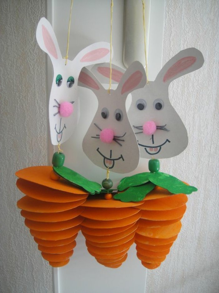 lóg-nyúl-of-papír-húsvéti kézműves