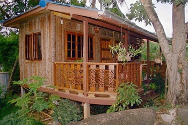 maisons en bungalow style bois