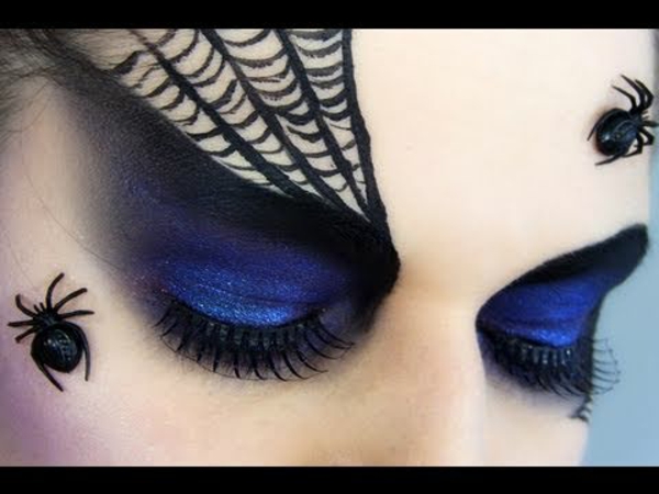 halloween-kasvot-make-up-hämähäkki