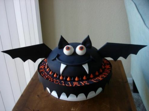 Halloween sütemény-bat