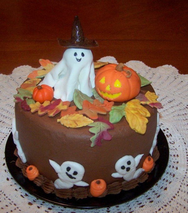 Halloween sütemény-szellem-és sütőtök
