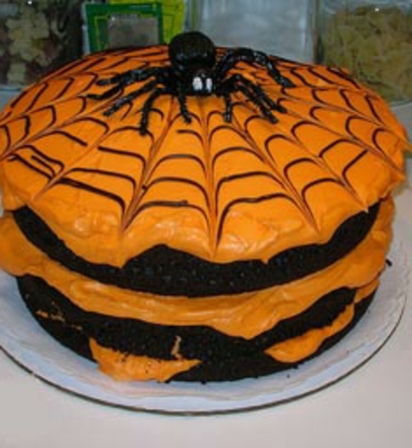 Halloween sütemény-spider