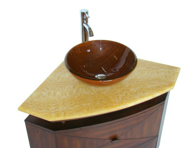 Main originale bassin avec armoire-sous-design moderne