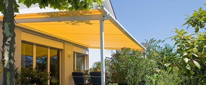 hense-tenda pergola-žuto-stogg-moderna krema za sunčanje