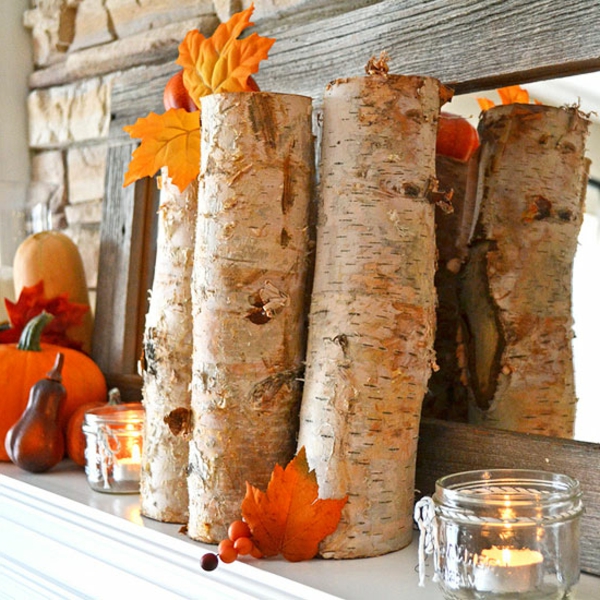 jesen - breza debla-dekoracija
