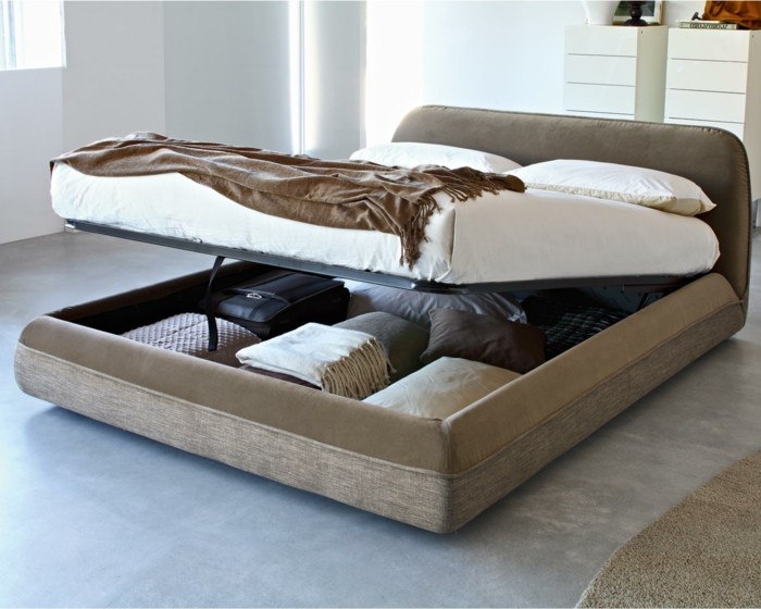 разкошен модел двустаен-мека леглото с легла кутия-дървени-модел