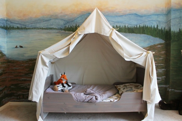 himmelbett الإلكتروني الخاص، بناء ملصق سرير مقابل الأطفال