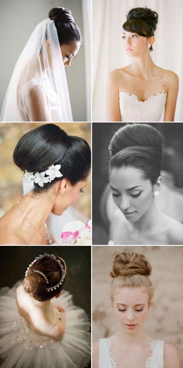 néhány ötlet a gyönyörű esküvői frizurára - dutt