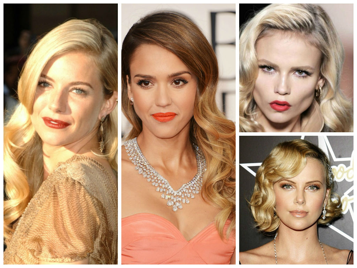 quelques suggestions de femmes célèbres pour les coiffures de leurs demoiselles d'honneur