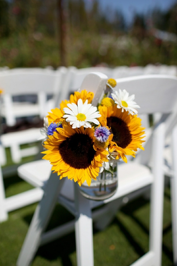 Hochzeitsdeko-in-sárga színű, nyári virág, sárga és deko--
