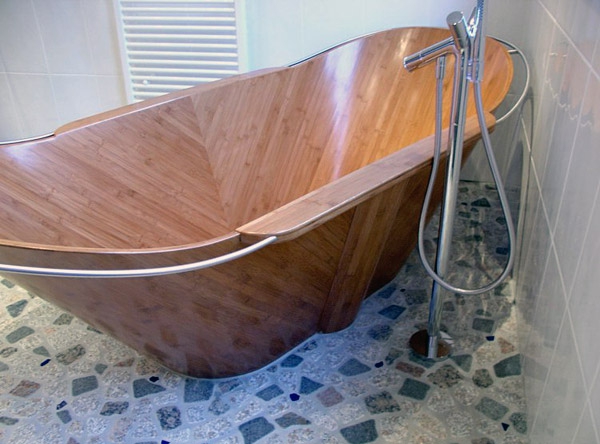 madera-baño-ducha-de diseño de interiores