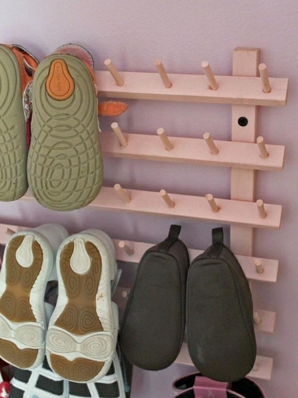 almacenar zapatos fácilmente - sistema de estantería pequeño