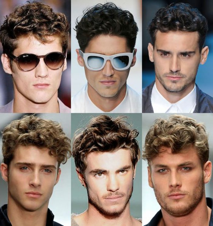 velike ideje za muške frizure, srednje dužine frizure, kovrčavu kosu, svakodnevne frizure