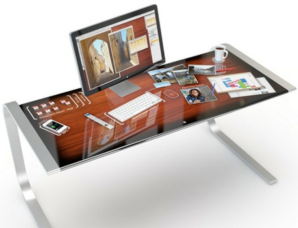 designer desk - nagyon érdekes design és háttér fehér