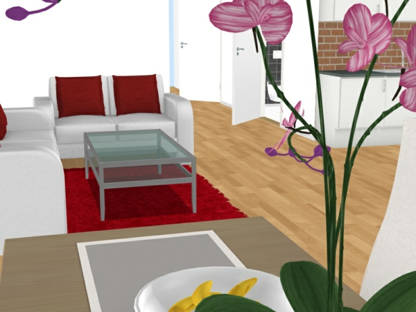 Дизайн ikea апартамент планиращ виртуална дневна