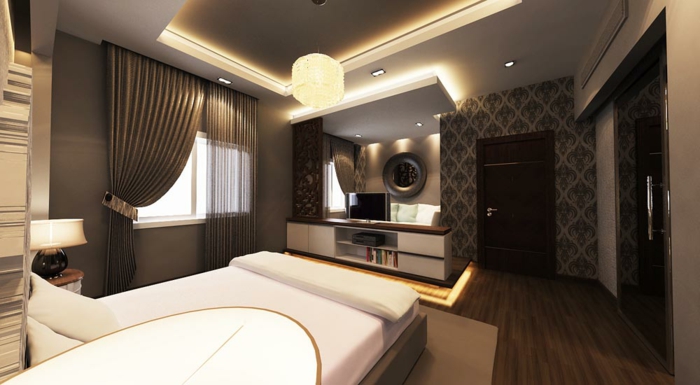 -indirecta iluminación de techo-propio-build-hermosa-dormitorio