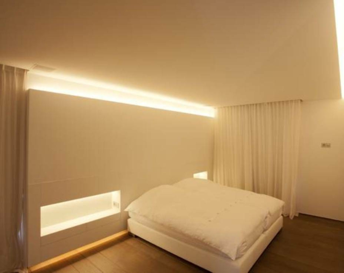 الإضاءة-الأفكار غير المباشرة-كبير غرف نوم
