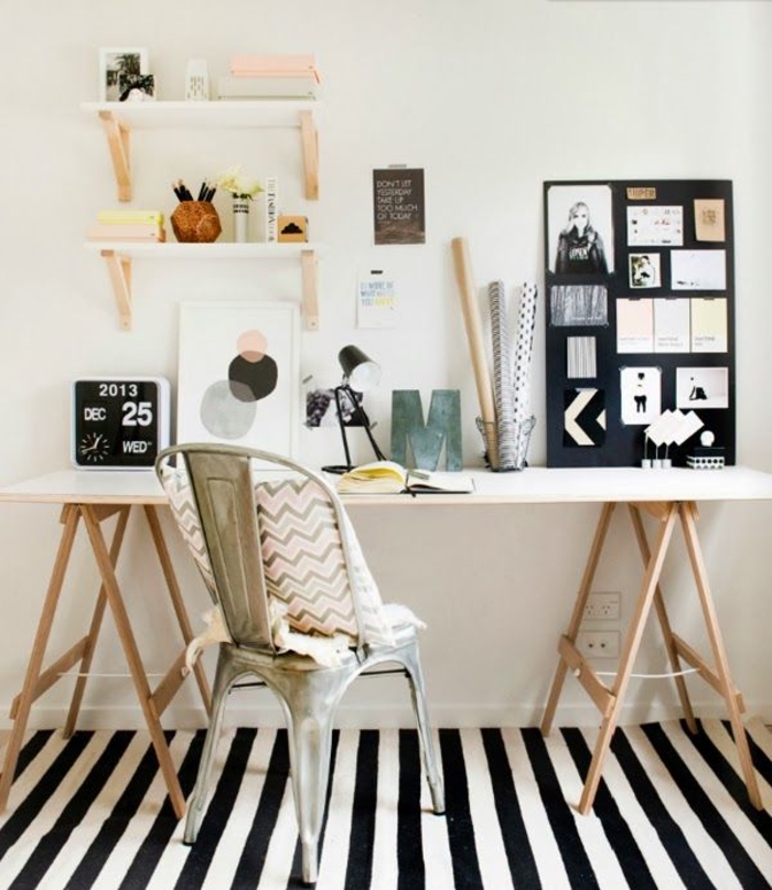 интериорна декорация-идеи-декориране на идеи и за офис-шарени килим