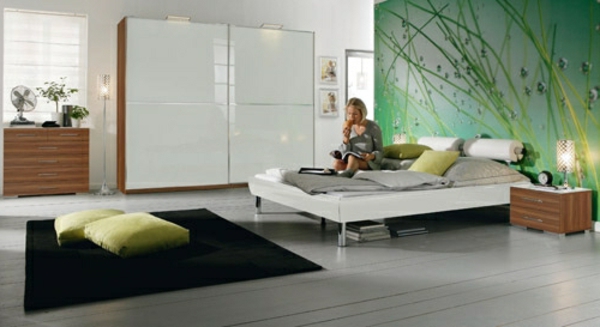 интериорна декорация-идеи двустаен-акцент стена черно-carpet-