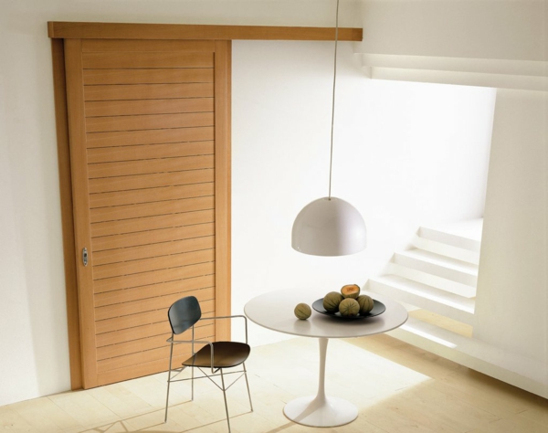 unutarnja vrata-sa-super-dizajn-lijepe-unutarnja-dizajn-dnevni ideje Suvremena enrichtung-klizna vrata drva