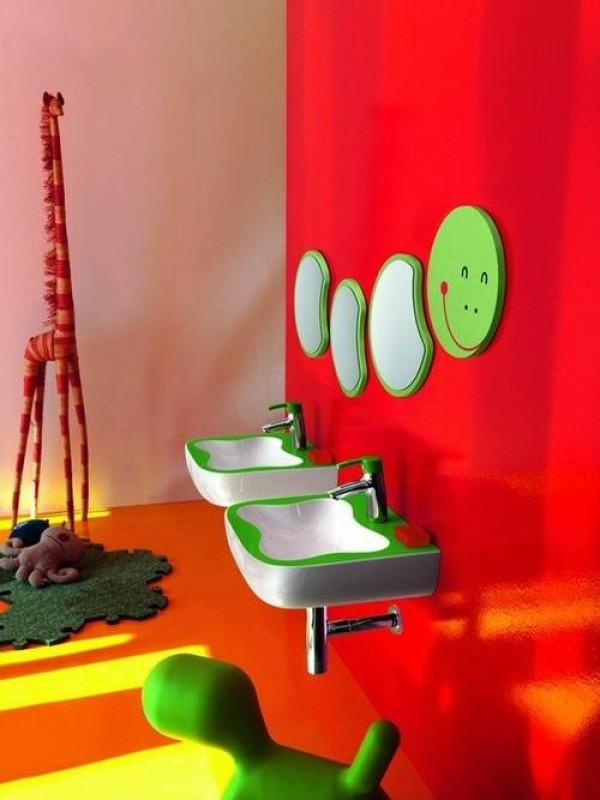 ukrasne kupaonice s zanimljivim elementima - smiješan izgled