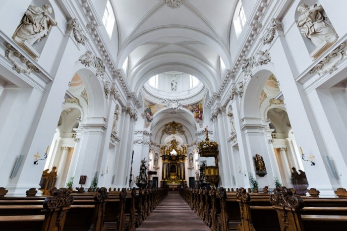 -interesante diseño interior Fulda-catedral-Alemania
