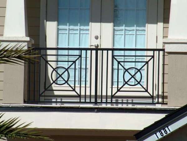 Zanimljivo balkon ograda Eksterijer