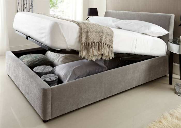 Zanimljivo model-krevetna okvir-po-tapecirani krevet moderne spavaće sobe
