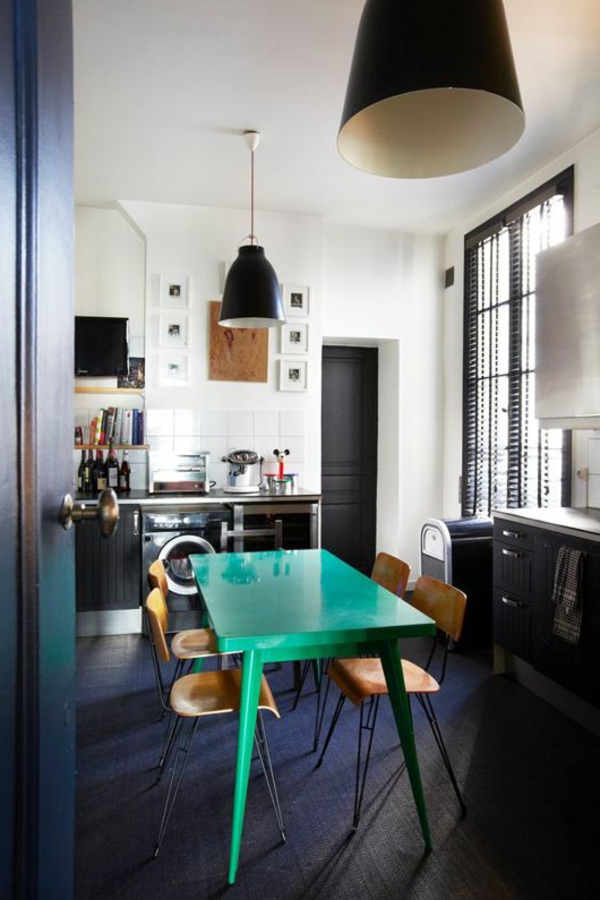 diseño-interior-ideas-diseño-comedor-sala-muebles-living-ideas-verde-mesa-comedor