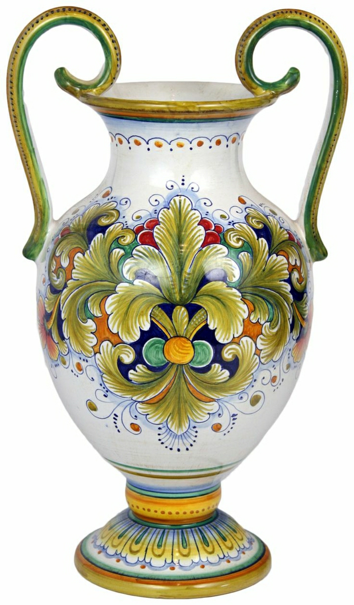 Италианска керамична ваза глоба маса