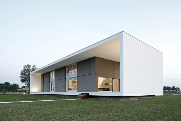 Италианска минималистична архитектура супер модерен апартамент